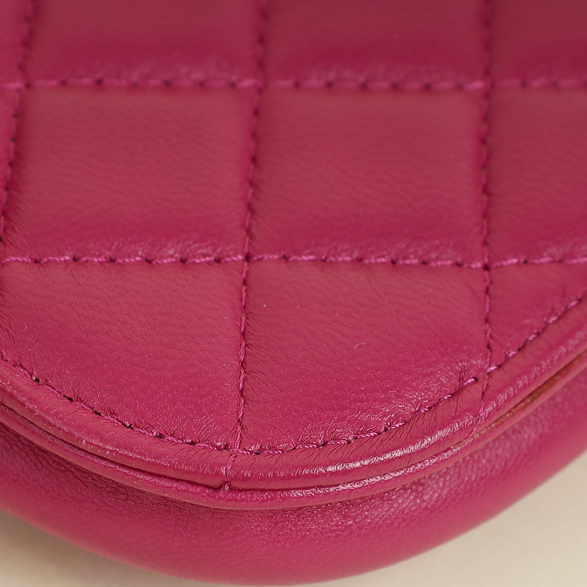 Chanel Fuchsia Mini Waist & Coin Purse Bag