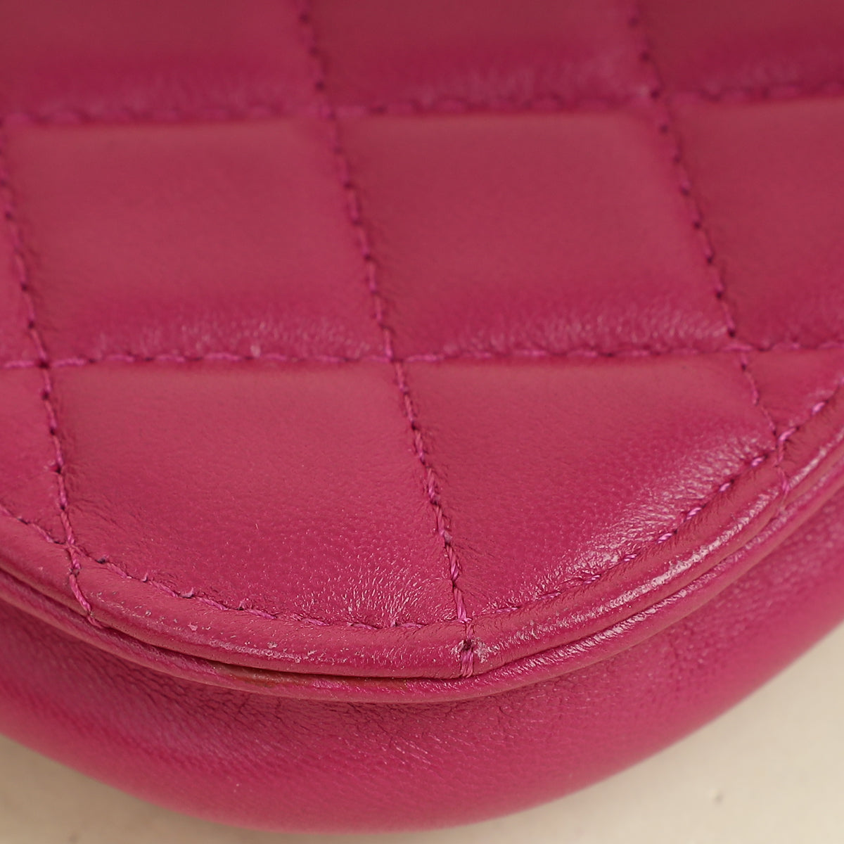 Chanel Fuchsia Mini Waist & Coin Purse Bag