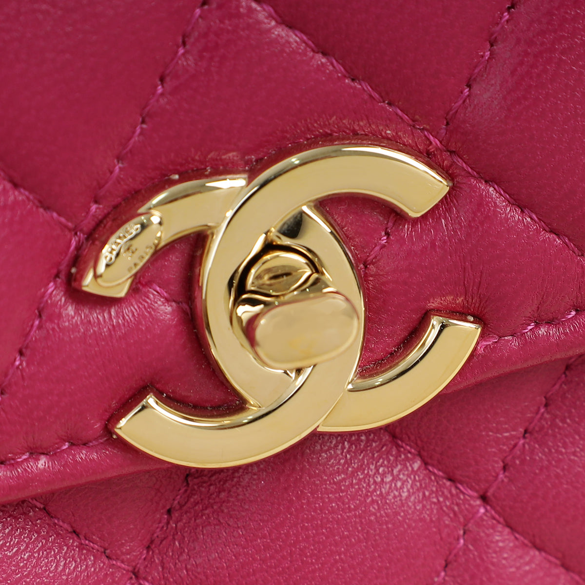 Chanel Fuchsia Mini Waist & Coin Purse Bag