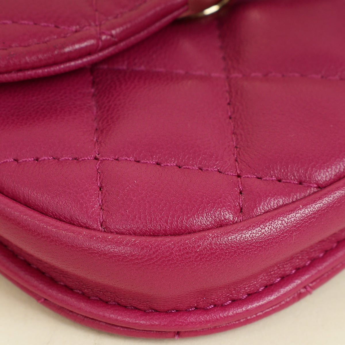 Chanel Fuchsia Mini Waist & Coin Purse Bag