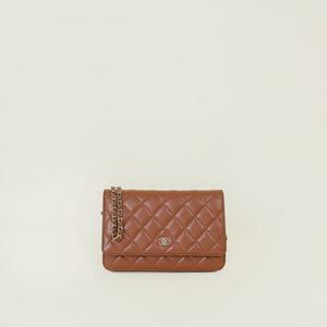 Chanel Brown Classic Wallet on Chain