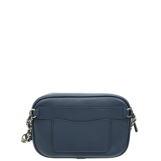 Chanel Navy Blue CC CC Mania Camera Case Waist Bag