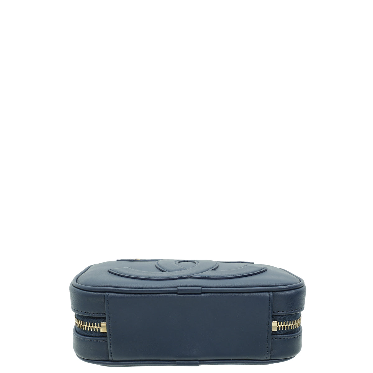 Chanel Navy Blue CC CC Mania Camera Case Waist Bag