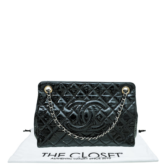 Chanel Black Timeless CC Frame Tote Bag – The Closet