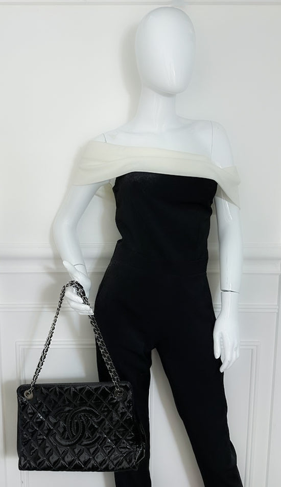 Chanel Black Timeless CC Frame Tote Bag