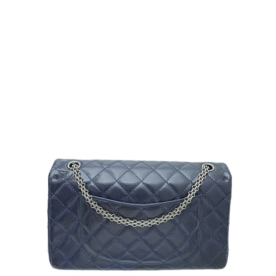 Chanel Navy Blue 2.55 Reissue Double Flap 226 Bag
