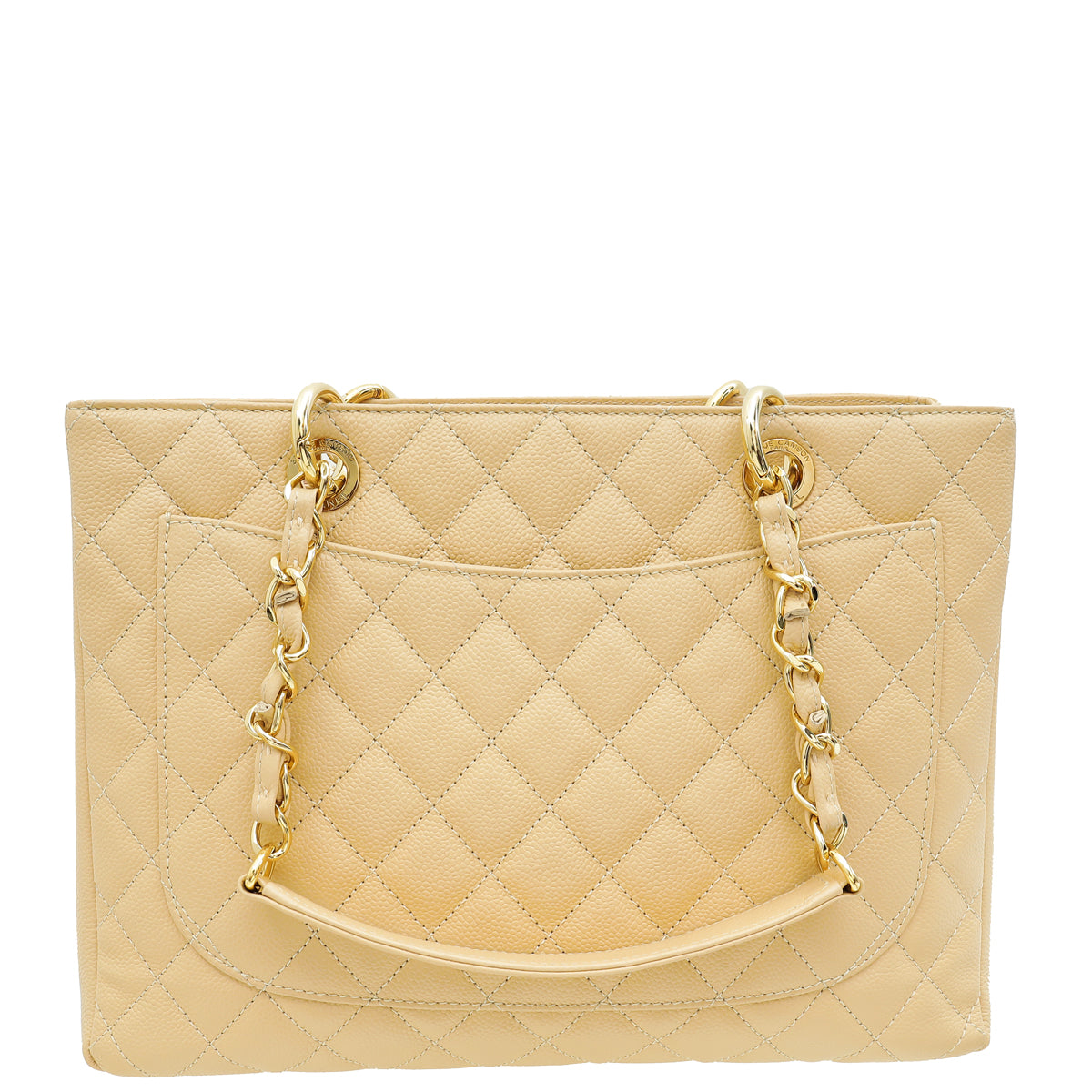 Chanel Beige CC GST Medium Tote Bag-Chanel-THE CLOSET
