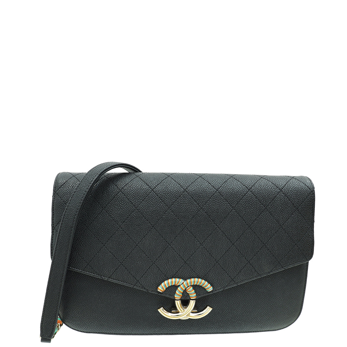 Chanel Black CC Quilted Cuba Flap Bag-Chanel-THE CLOSET