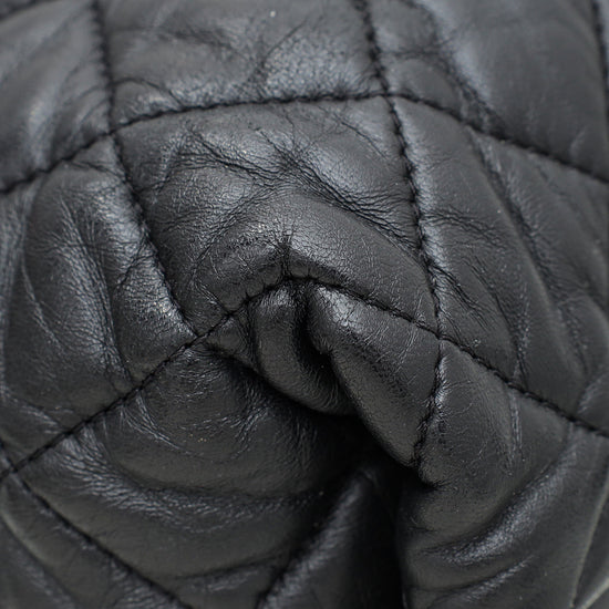 Chanel Black CC Coco Cocoon Quilted Backpack Bag