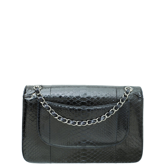 Genuine Python Skin MIDI Bag Tiffany Color Leather Turquise 