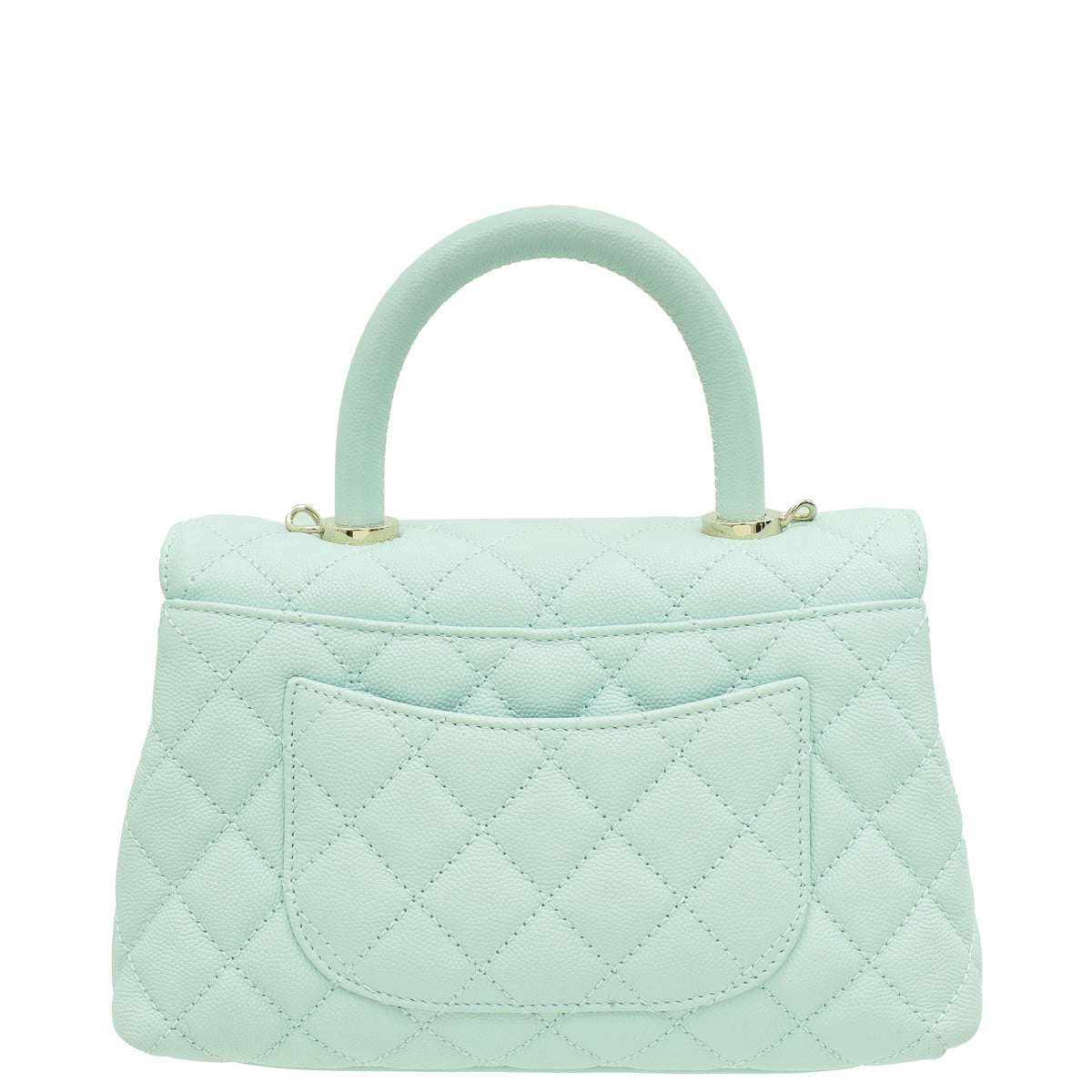 Chanel Light Blue Coco Handle Small Bag-Chanel-THE CLOSET