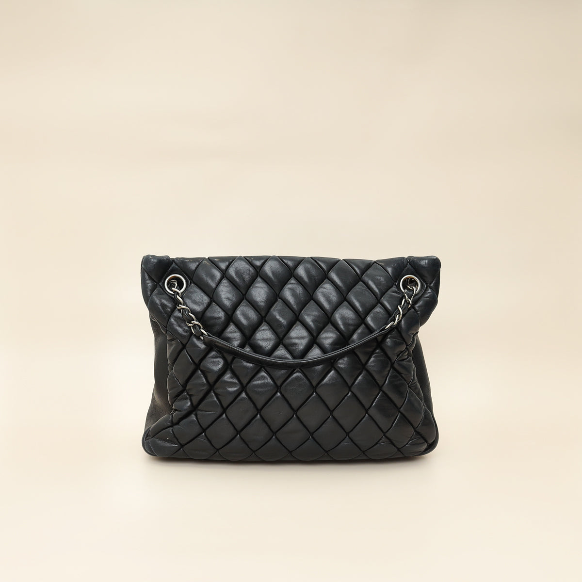 Chanel Black CC Charm Quilted Tote Bag-Chanel-THE CLOSET