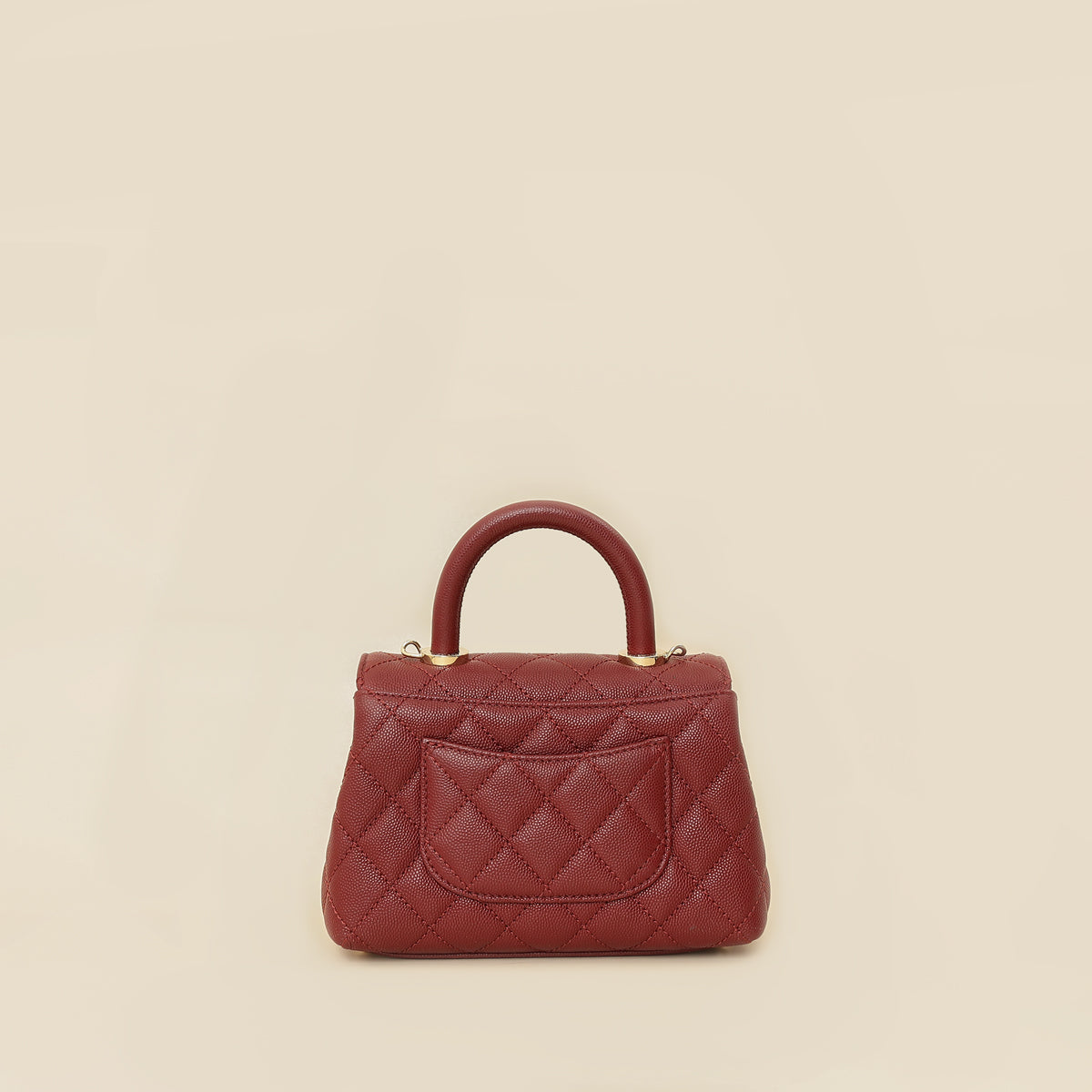 Chanel Burgundy Mini Coco Handle Bag-Chanel-THE CLOSET