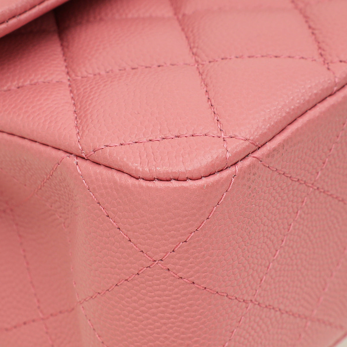 Chanel Rose Pink Classic Double Flap Medium Bag