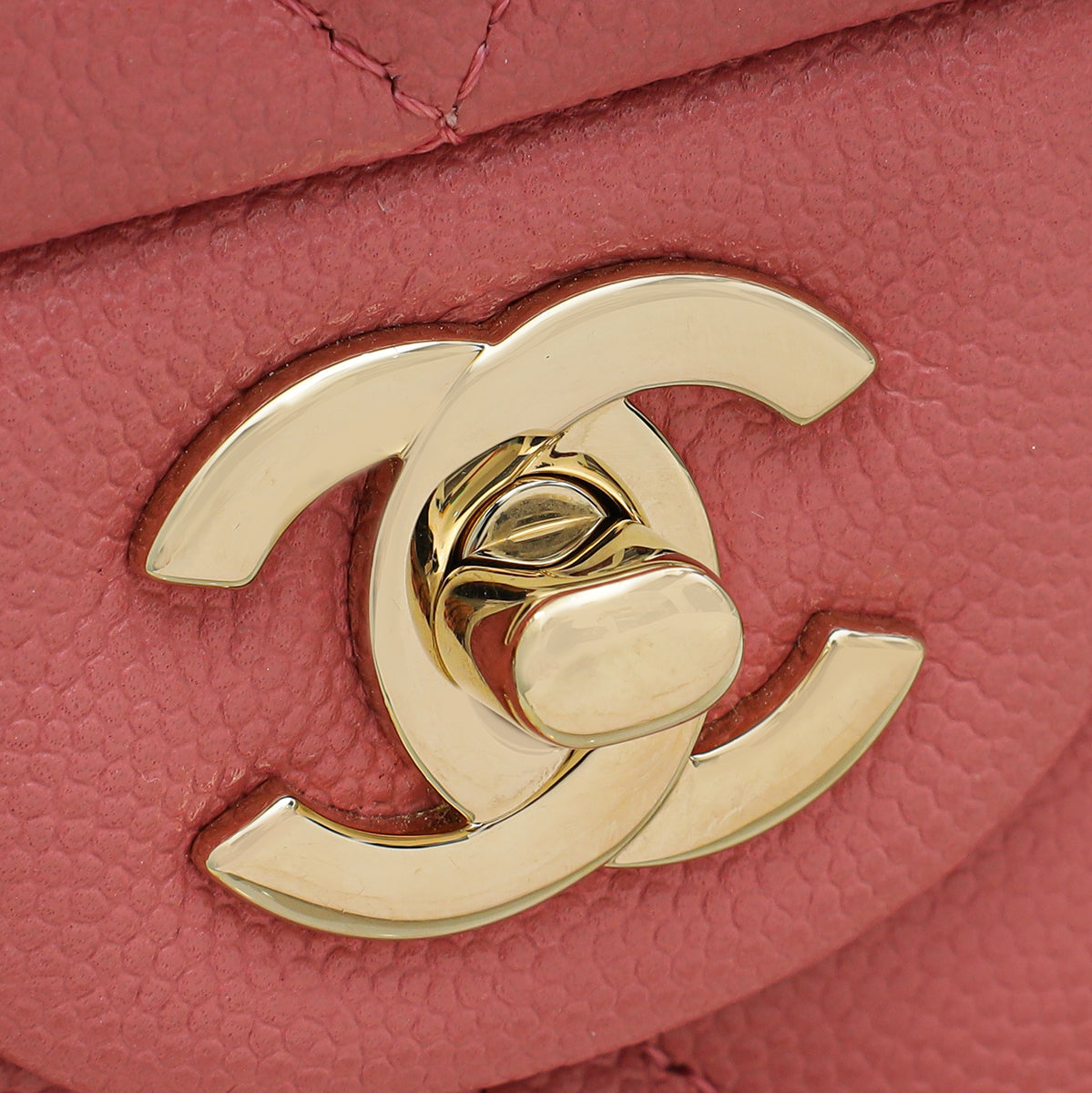 Chanel Rose Pink Classic Double Flap Medium Bag