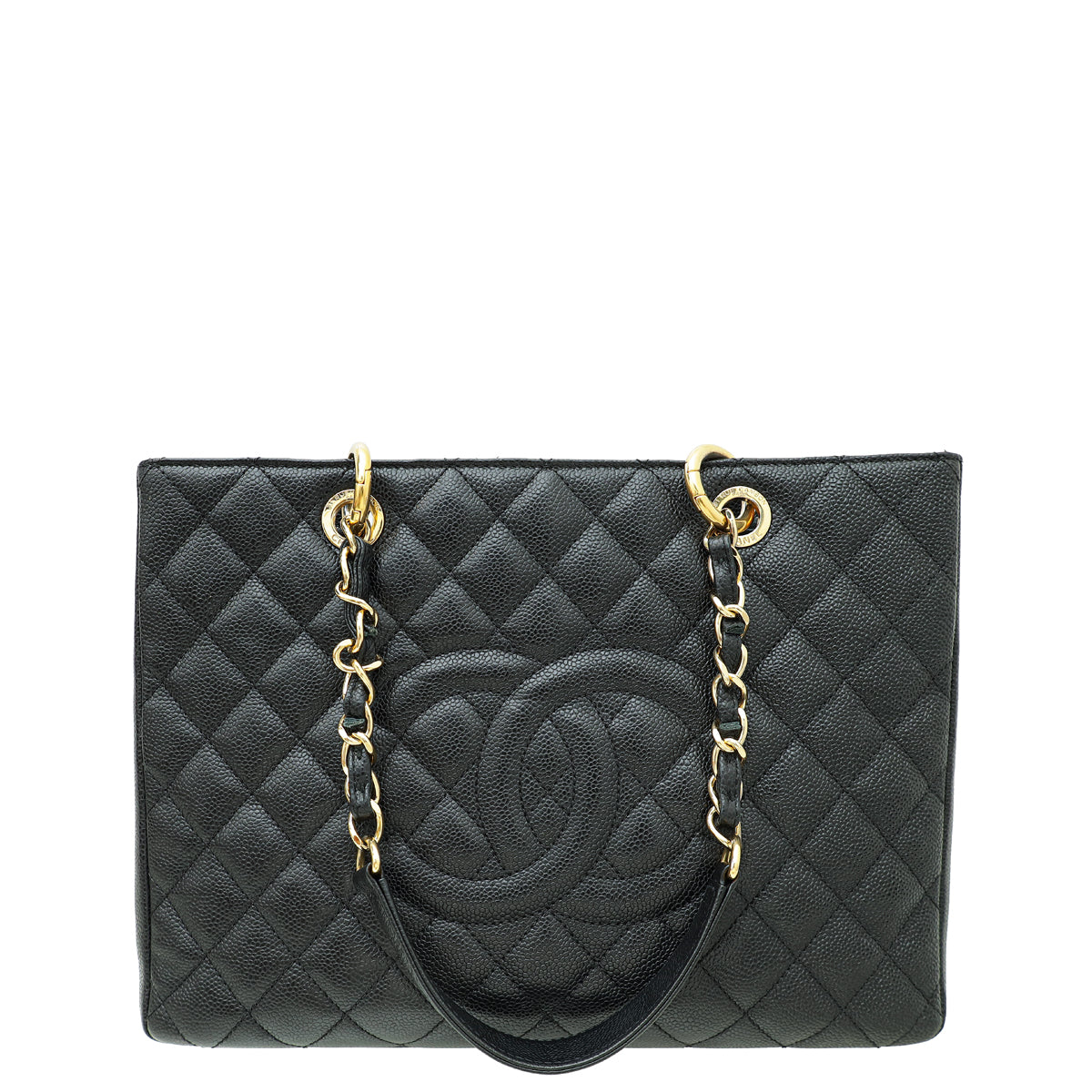 Chanel Black Grand Shopping Tote (GST) Bag-Chanel-THE CLOSET
