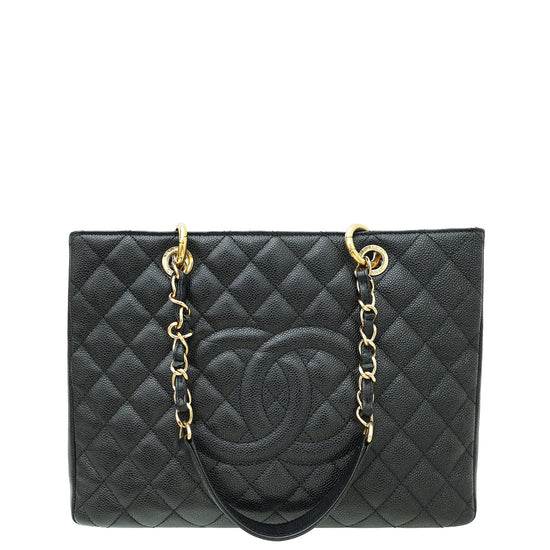 Chanel Black Grand Shopping Tote (GST) Bag