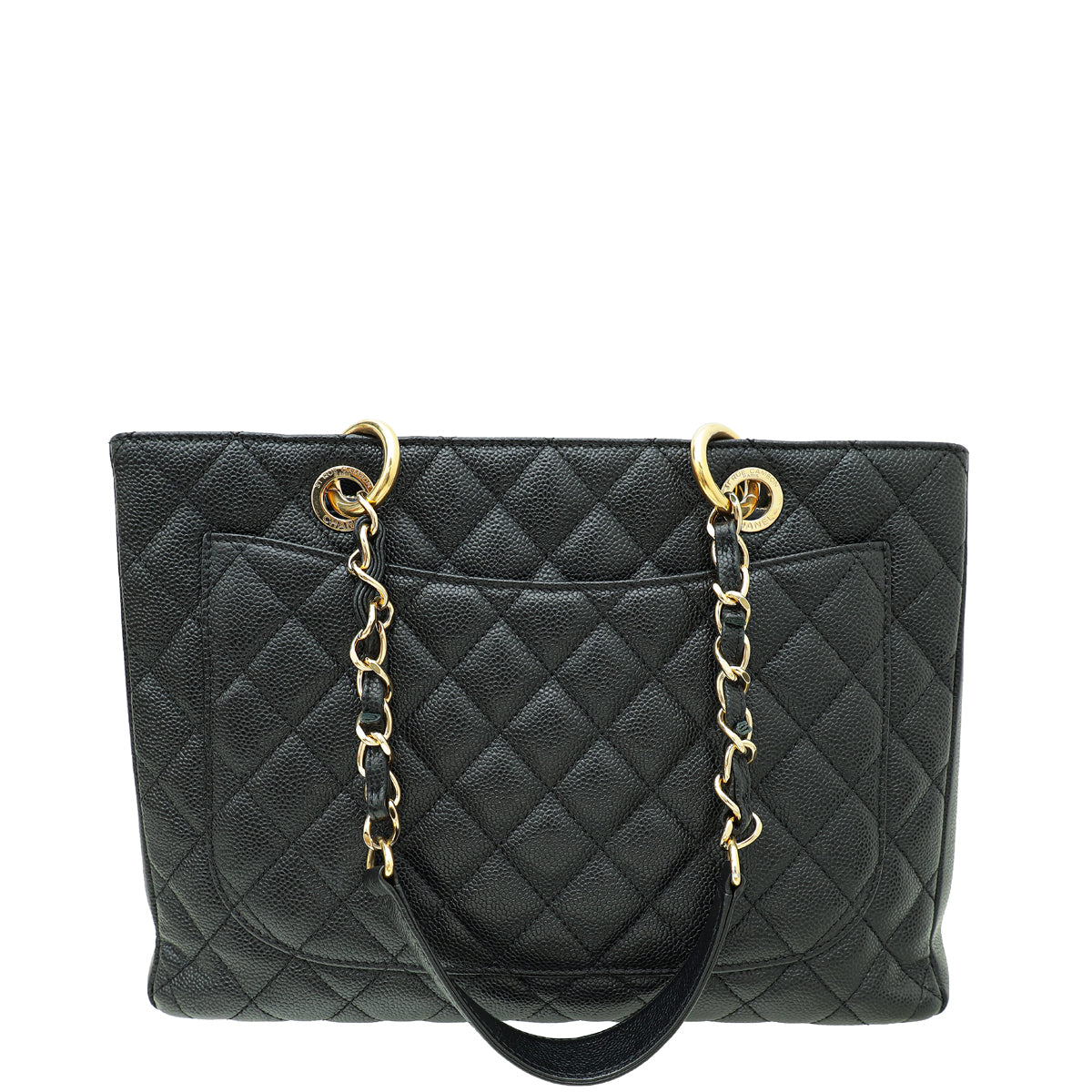 Chanel Black Grand Shopping Tote (GST) Bag-Chanel-THE CLOSET