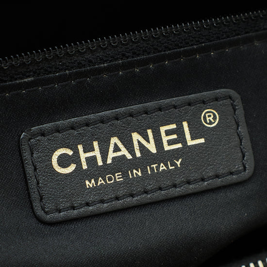 Chanel Black Grand Shopping Tote (GST) Bag