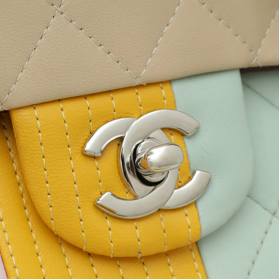 Chanel Multicolor CC Double Flap Medium Bag