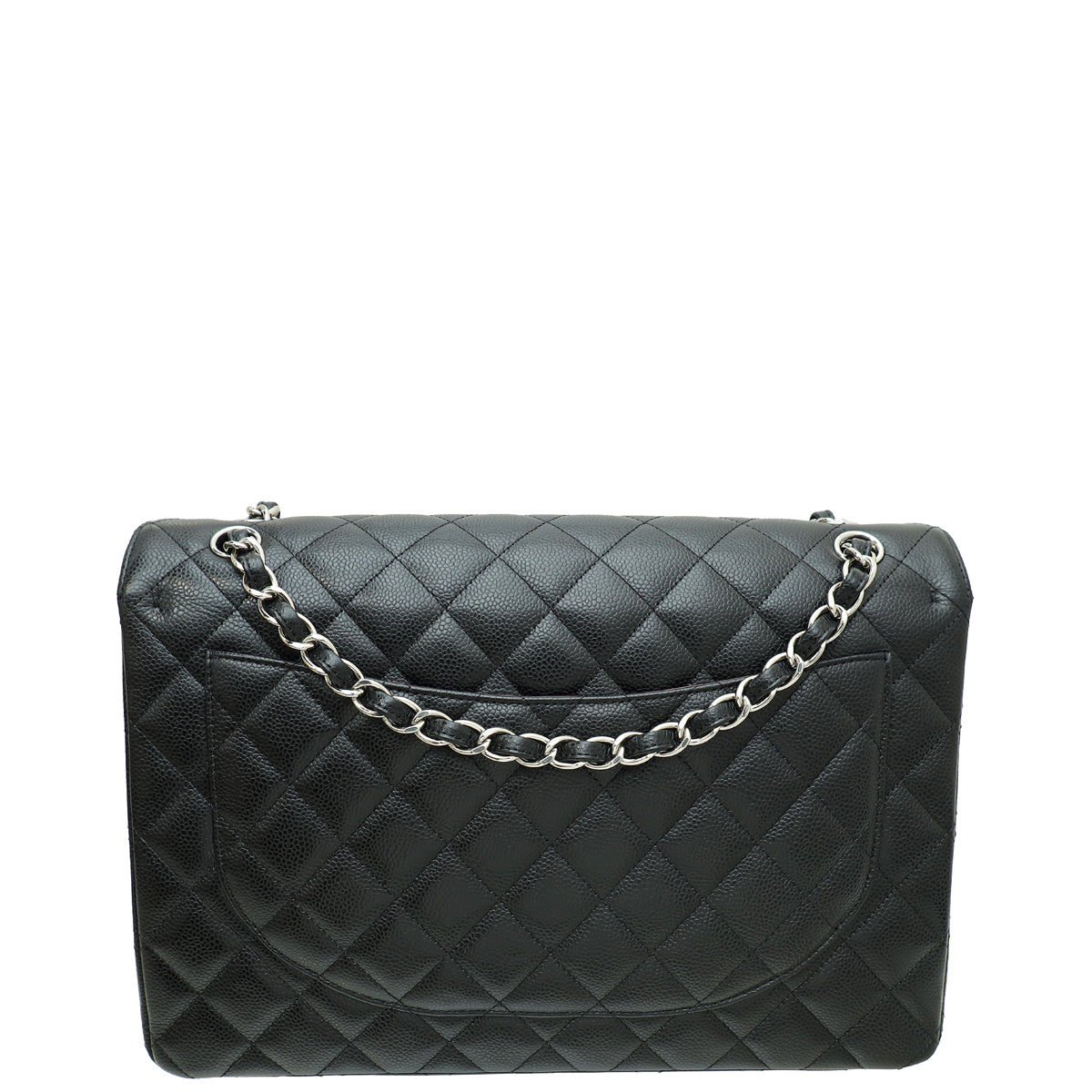 Chanel Black Classic Double Flap Maxi Bag-Chanel-THE CLOSET