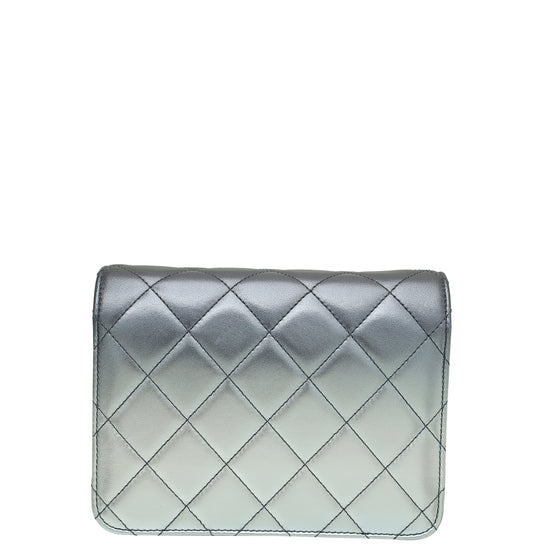 Chanel CC Metallic Bicolor Like A Wallet Flap Bag