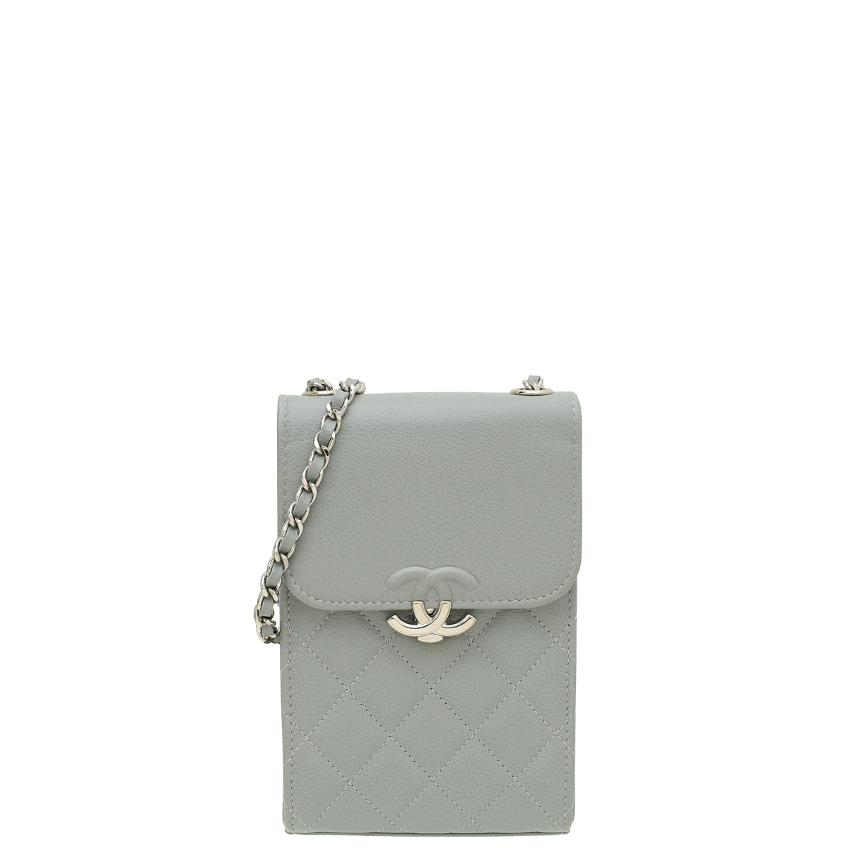 Chanel Grey CC Box Horizontal Chain Bag-Chanel-THE CLOSET