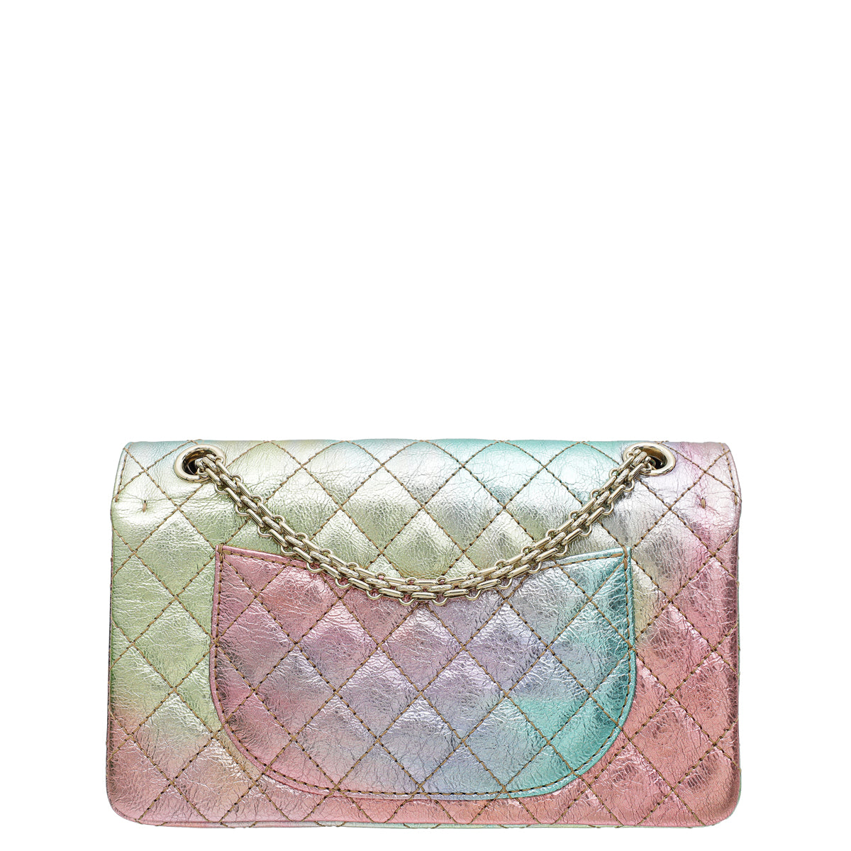 Chanel  Multicolor 2.55 Reissue Metallic Goatskin Double Flap 225 Bag