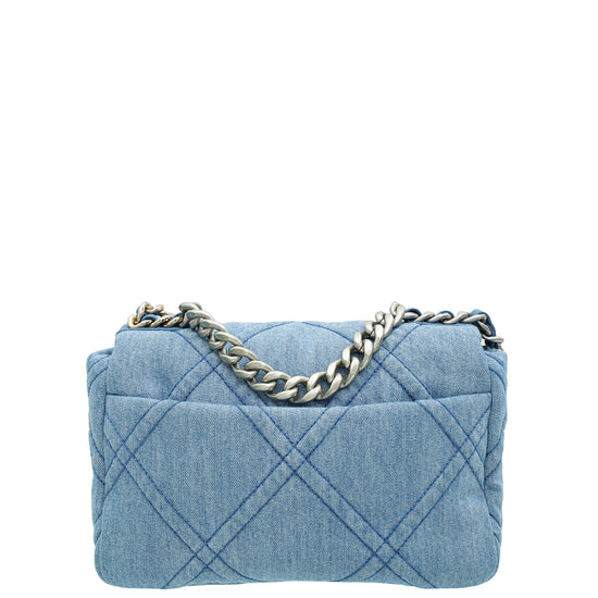 Chanel Blue CC Denim 19 Small Bag