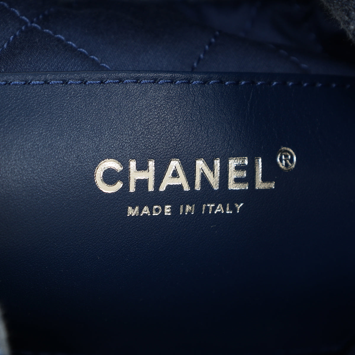 Chanel Blue CC 22 Denim Embellished Mini Bag