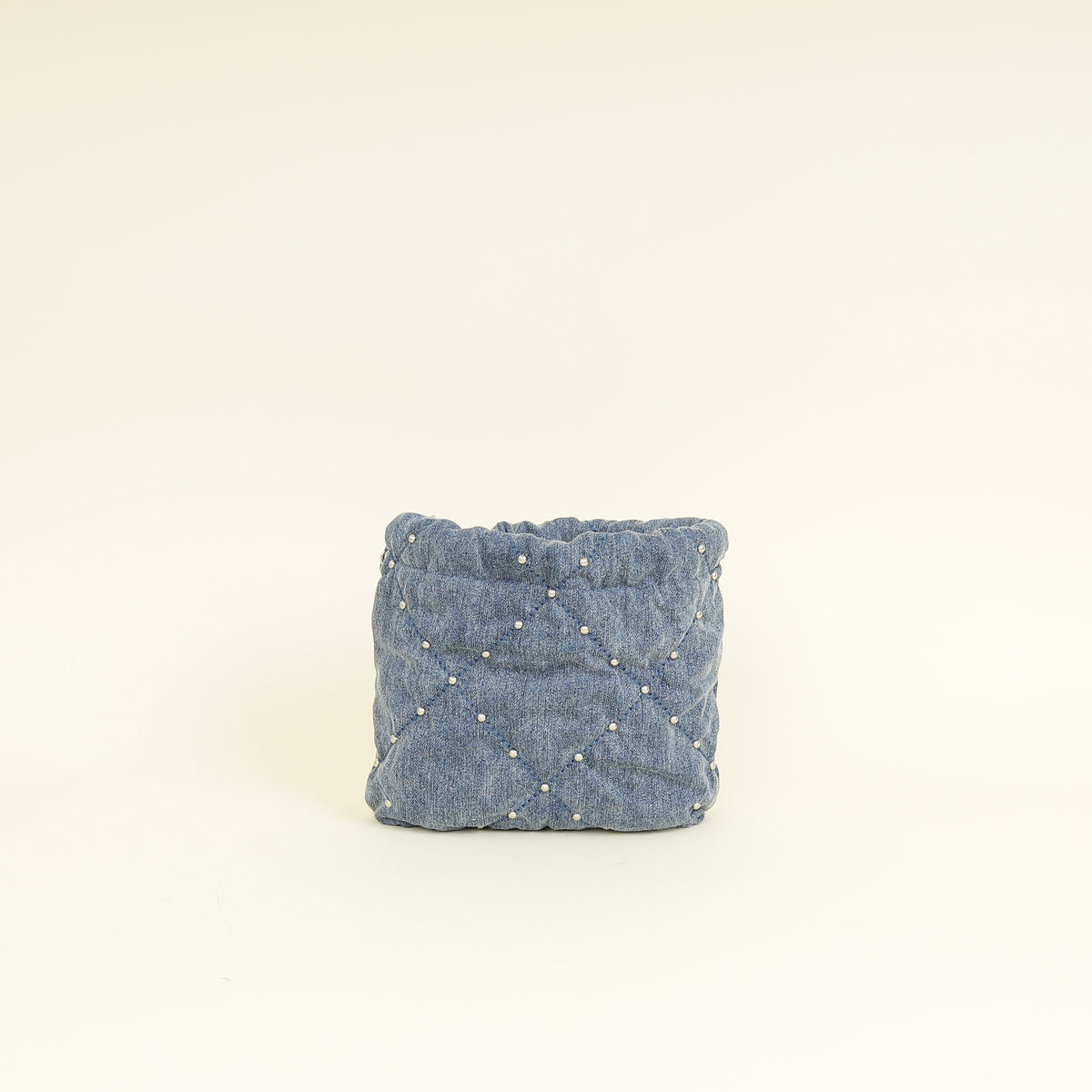 Chanel Blue CC 22 Denim Embellished Mini Bag