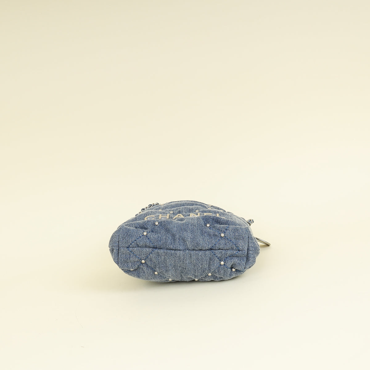 Chanel Blue CC 22 Denim Embellished Mini Bag