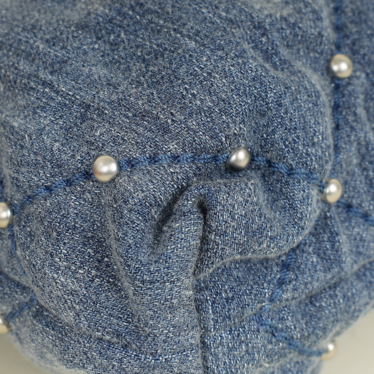 Chanel Blue CC 22 Denim Embellished Mini Bag