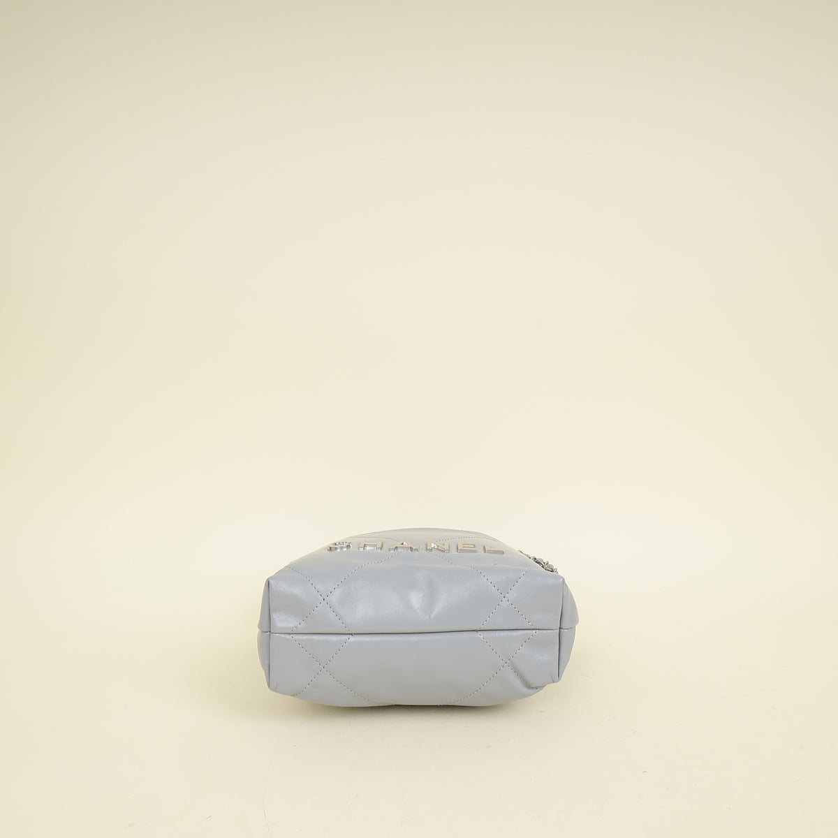 Chanel Grey CC 22 Mini Shiny Bag