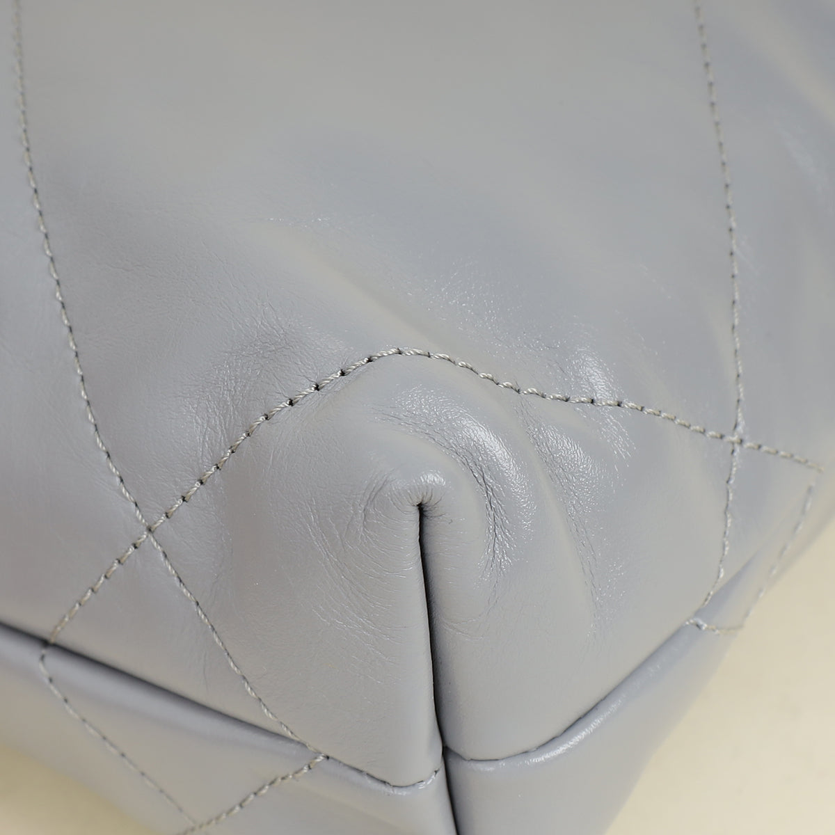 Chanel Grey CC 22 Mini Shiny Bag