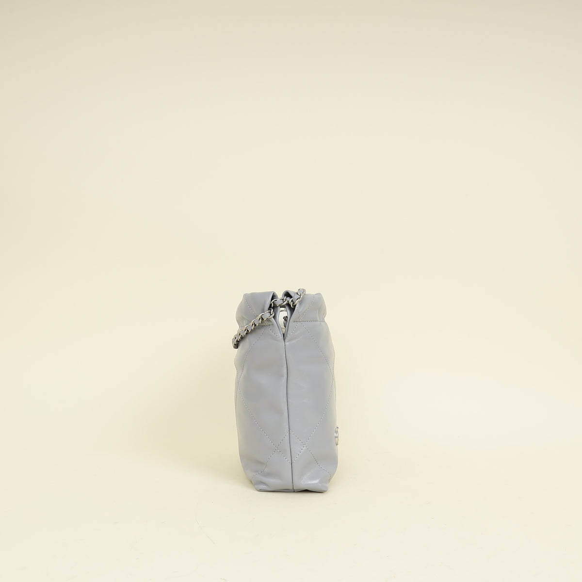 Chanel Grey CC 22 Mini Shiny Bag