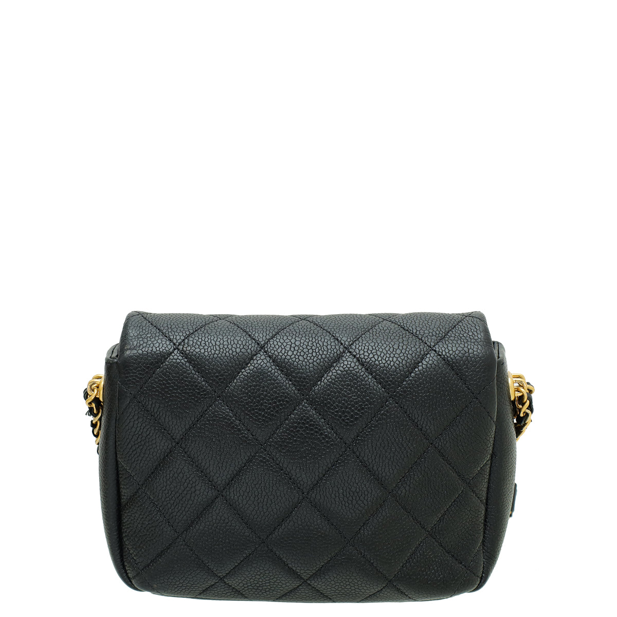 Chanel Black CC Medallion Mini Flap Bag
