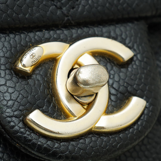 Chanel Black CC Medallion Mini Flap Bag