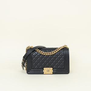 Chanel Black Le Boy Medium Flap Bag