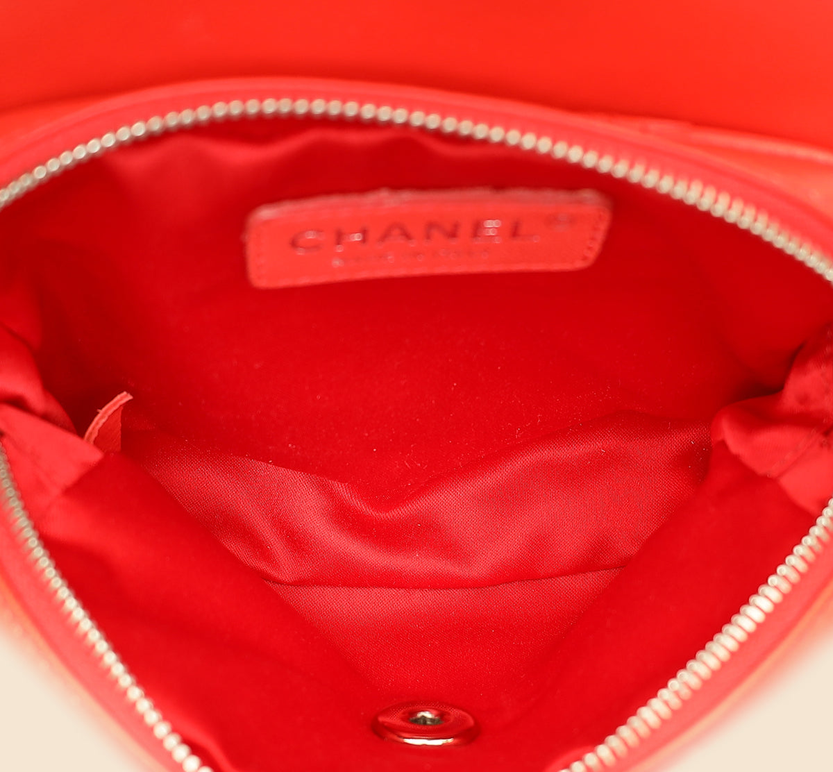 Chanel Red Ultimate Stitch Mini Flap Wallet on Chain-Chanel-THE CLOSET