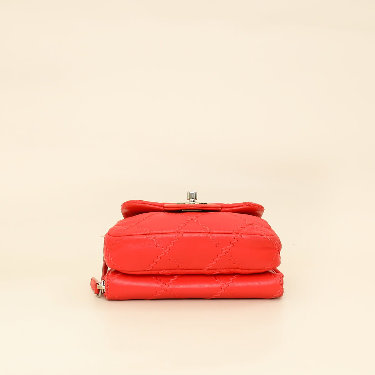 Chanel Red Ultimate Stitch Mini Flap Wallet on Chain-Chanel-THE CLOSET