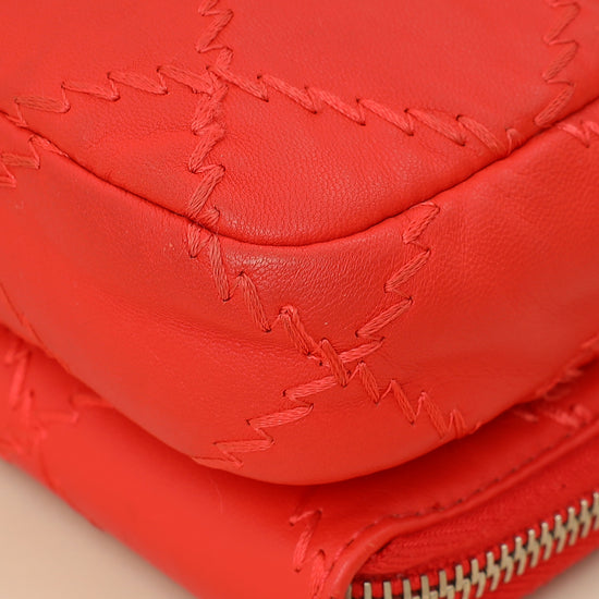 Chanel Red Ultimate Stitch Mini Flap Wallet on Chain-Chanel-THE CLOSET