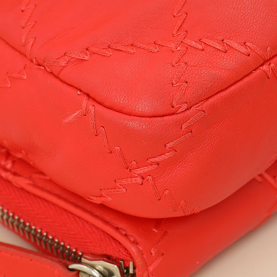 Chanel Red Ultimate Stitch Mini Flap Wallet on Chain-Chanel-THE CLOSET