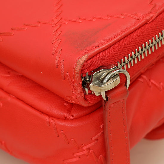 Chanel Red Ultimate Stitch Mini Flap Wallet on Chain-Chanel-THE CLOSET