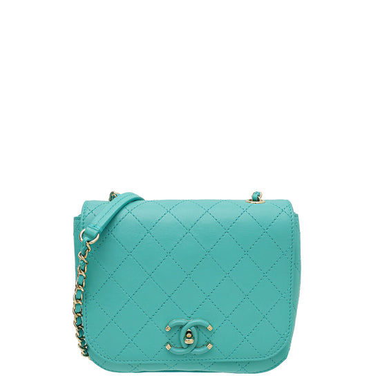 Chanel Tiffany Stitched Covered CC Flap Bag