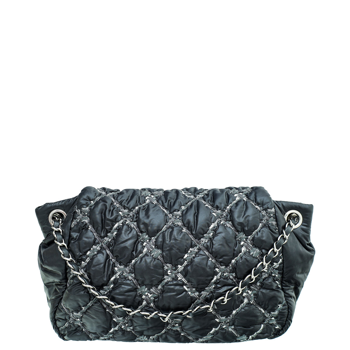 Chanel Black Nylon CC Ultra Stitches Bubble Accordion Medium Bag-Chanel-THE CLOSET