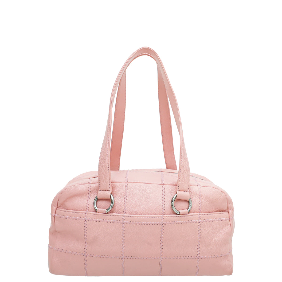Chanel Pink Lax Bowler Bag-Chanel-THE CLOSET