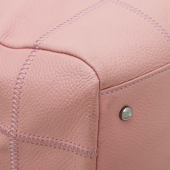 Chanel Pink Lax Bowler Bag