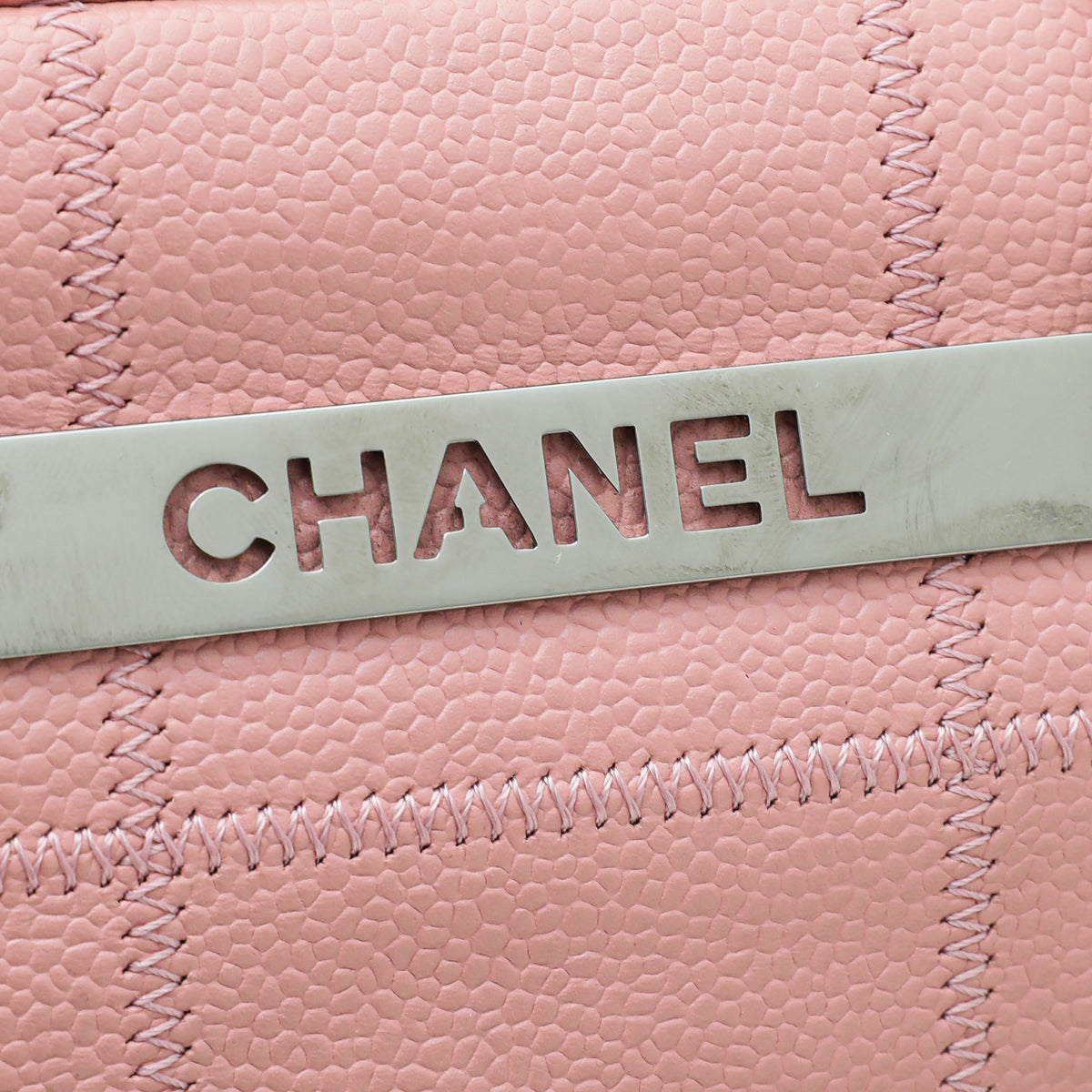 Chanel pink bowler discount bag