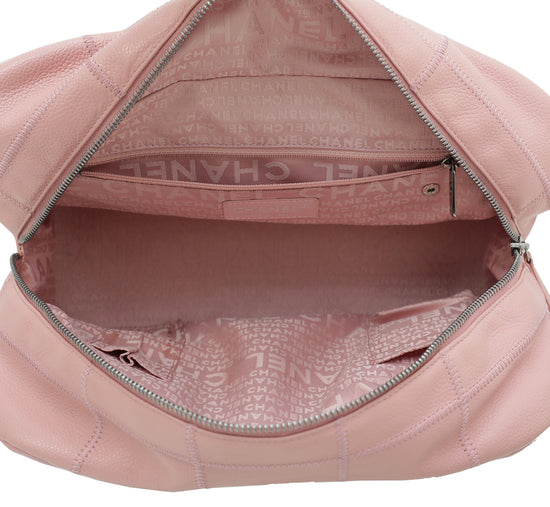 Chanel Pink Lax Bowler Bag